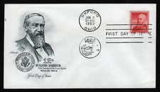 #1045 12c Benjamin Harrison, Artmaster-Addressed FDC **ANY 5=FREE SHIPPING**