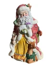 Ceramic Santa Cookie Jar Forest Country Bunny, Deer & Fox Woodland Animals