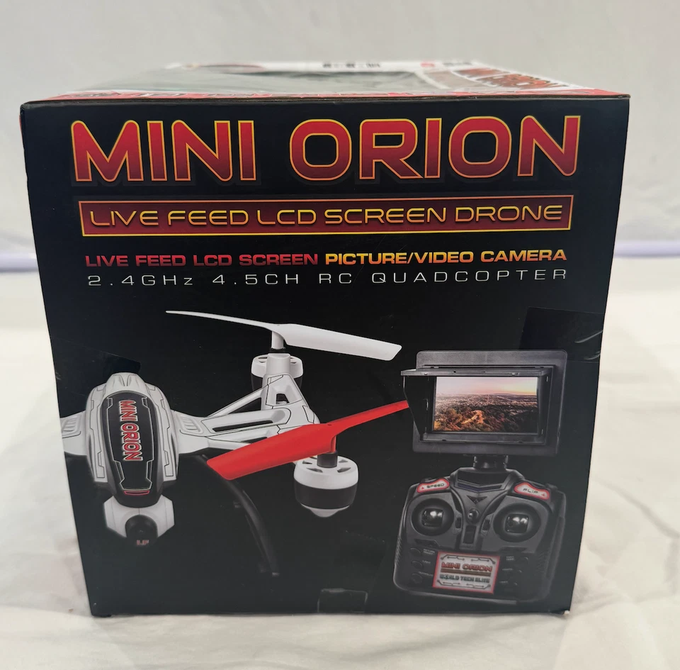 Mini Orion Live Feed LCD Screen Drone 2.4GHz 4.5CH RC Quadcopter HD 720p Camera  - Image 4 of 4