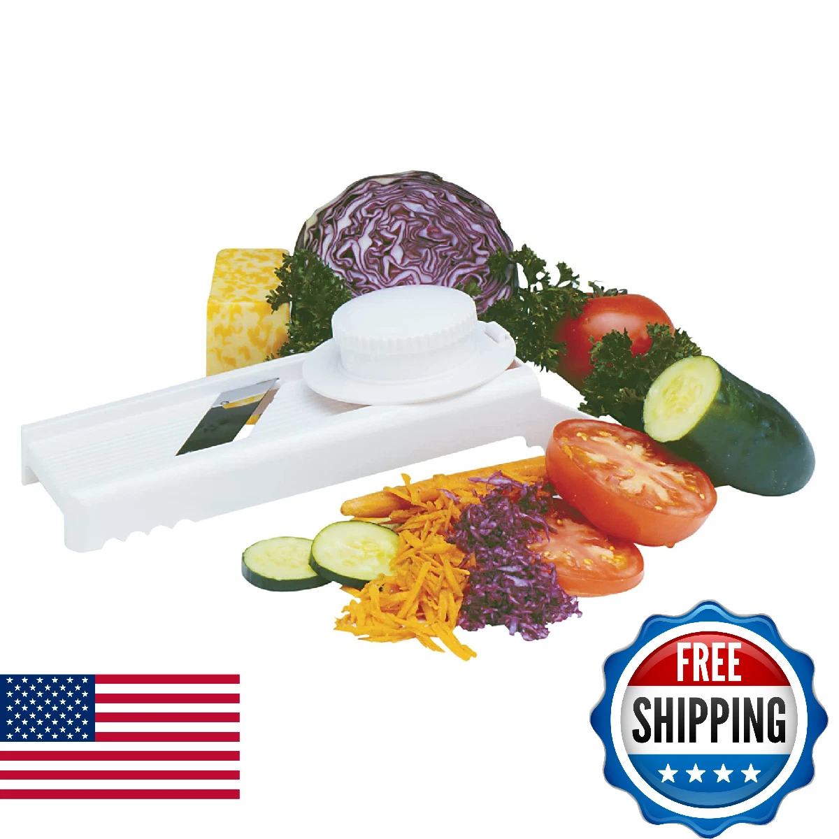 Norpro Mandoline Slicer with Stainless Steel Blades