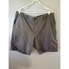 Quiksilver Waterman Shorts Mens 38 Grey Ripstop Mesh Pockets Casual Outdoor