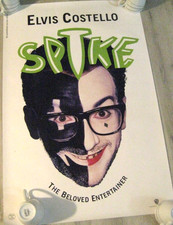 Elvis Costello Spike 1989 Original Music Store Promo Poster 23" X 35" Never Hung