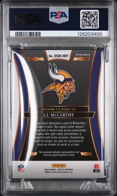 2024 Panini Select - Draft Selection Memorabilia J.J. McCarthy