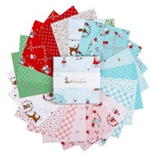Charm Pack 5" Stacker 42pc Riley Blake "Whimsical Woodland" Christmas Tasha Noel