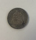 Very Nice 1877 CC US Seated Liberty Silver One Dime 10 cents Carson City