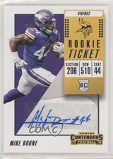 2018 Contenders Rookie Ticket/Rookie Ticket Variation Mike Boone #330 Auto 0xe0