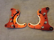 Jfz Red Anodized Aluminum Brake Caliper Brackets