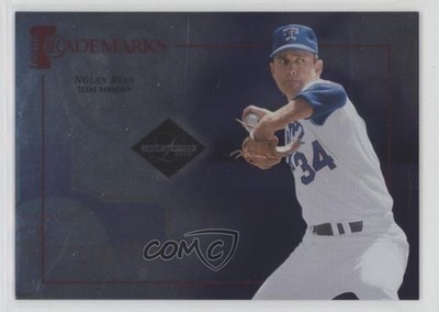 2005 Leaf Limited Team Trademarks 24/50 Nolan Ryan #TT-11 HOF e8a