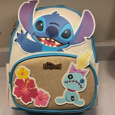 New Bioworld Disney Lilo Stitch Full Size Backpack 3D Big Ears New Without Tags