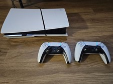 PS5 Slim Disc Edition 1TB + 2 Controller Ladestation Fernbedienung …