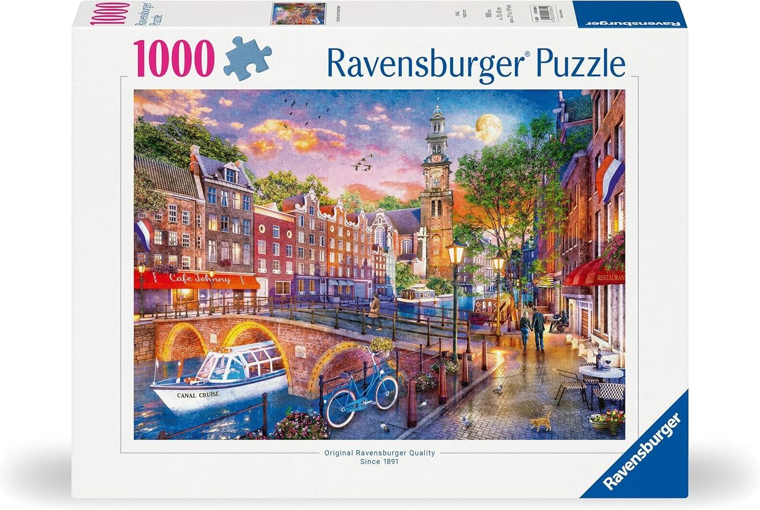 Amsterdam Sunset Puzzle 1000 Piece Jigsaw Puzzle