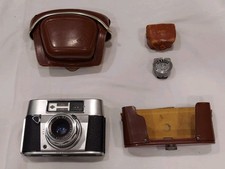 Vintage Agfa Color Apotar Camera With Case Untested