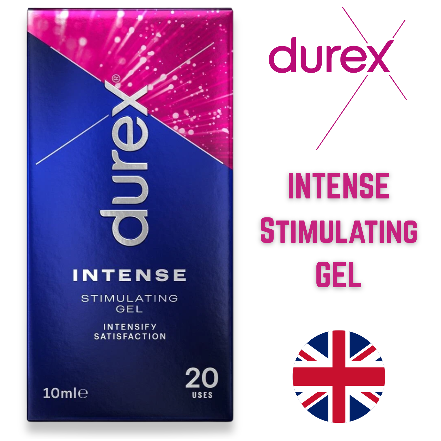 Durex Intense Orgasmic Gel Lubricant Intensify For Women 10ML Sex Lube