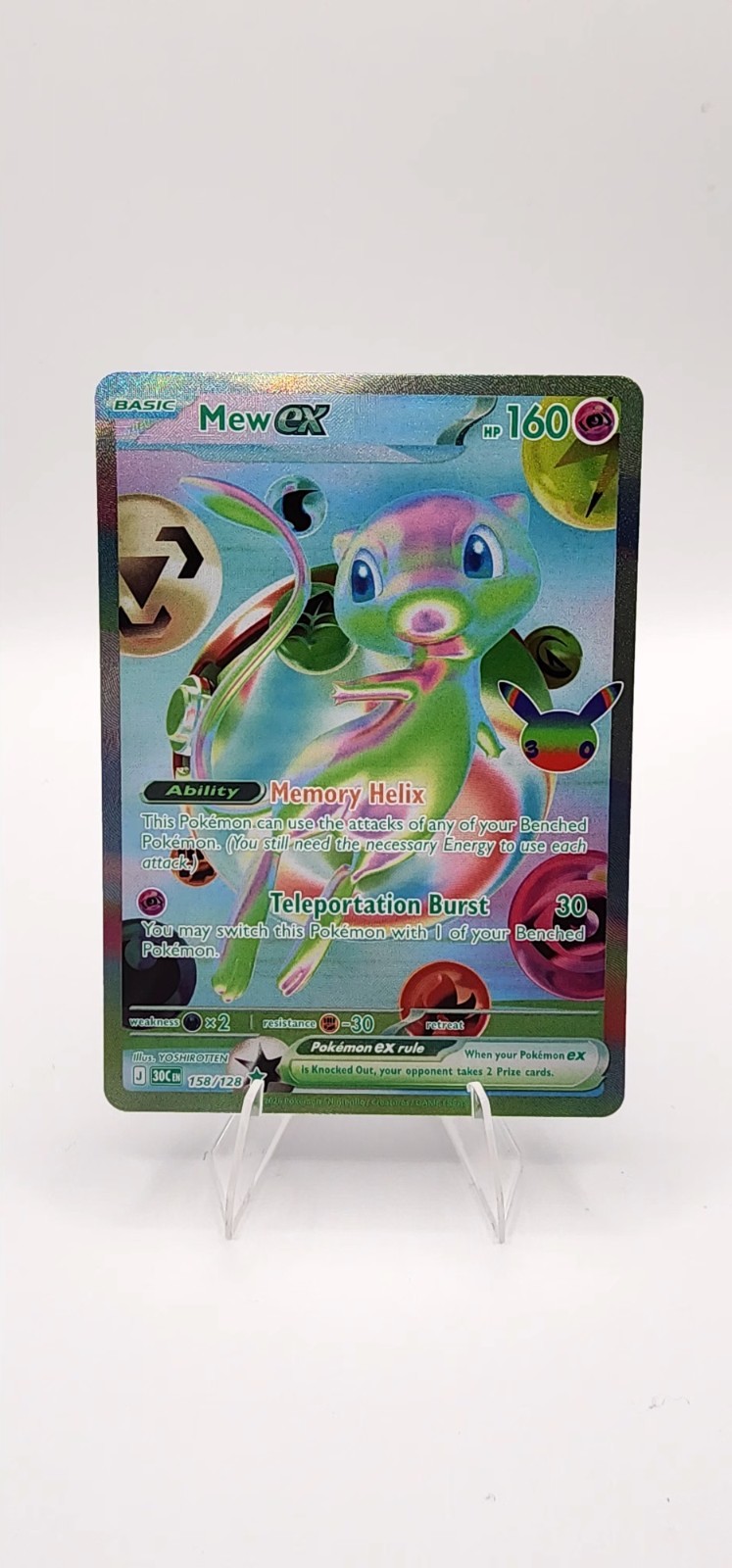 Pokémon TCG 30th Celebration Mew EX* 158/128