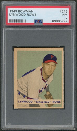 1949 Lynwood Rowe #216