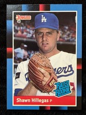 1988 Donruss Shawn Hillegas Rated Rookie Baseball Card #35 Dodgers Mint Conditio