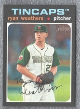 Ryan Weathers 2020 Topps Heritage Minors (Flip Stock) Short Print Yankees #88