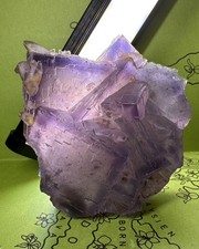 Seltener Fluorit (Pakistan) Kristall Edelstein Stufe  für Mineralien Sammlung