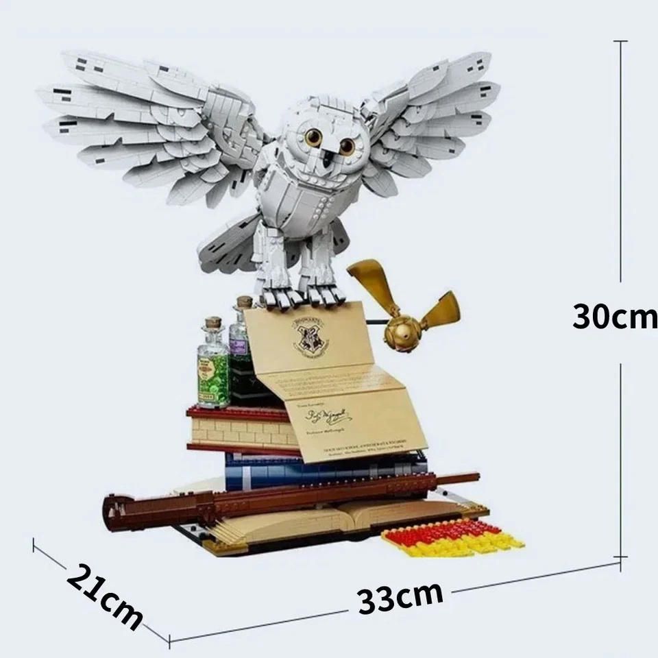 BRANDED 76391 Hogwarts Icons Collectors Edition Bird Building Blocks 3010pcs Adult Toys