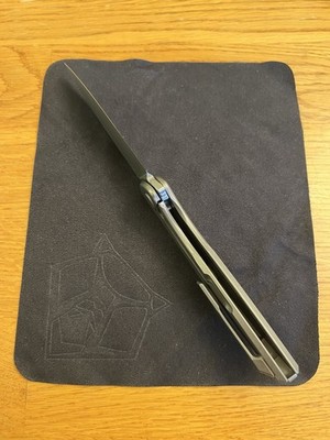 Shirogorov Neon Lite Elmax MRBS Titanium Folding Knife Flipper