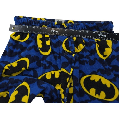 DC Comics Batman Herren Größe Large blau und schwarz Fleece Pyjamahose - Bild 5 von 5