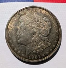 1921 Morgan Silver Dollar, 90% Silver, 100+ Years Old w/ pleasant toning 🪙