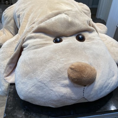 Toys R' Us Sammie Jumbo Dog Plush Floppy Sammy Tan Pillow 40'' HUGE Vintage RARE