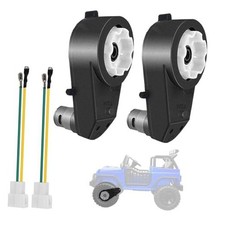 2Pcs 12V Electric Motor Gearbox Powered for Kids Ride On Toys Car, 550 12V