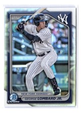 George Lombard Jr. Chrome Refractor 2024 Bowman Draft BDC-118