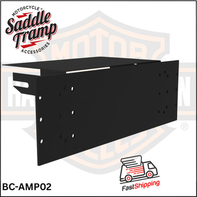 SADDLE TRAMP BC-AMP02 / AMP MOUNTING BRACKET FOR 1998-2013 HARLEY DAVIDSON *NEW*