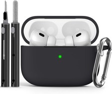 Ljusmicker for AirPods Pro Case Cover with Cleaner Kit,Soft Silicone Protective