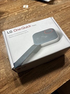 LG One:Quick Share Wireless Presentation Solution. Model SC-00DA [New Open Box]