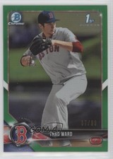 2018 Bowman Draft Chrome Green Refractor 67/99 Thad Ward #BDC-90 1s8