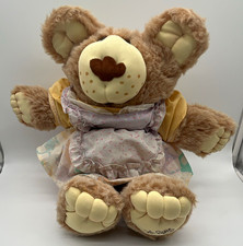 Vintage 1986 Furskins "Hattie" Plush Teddy Bear by Xavier Roberts