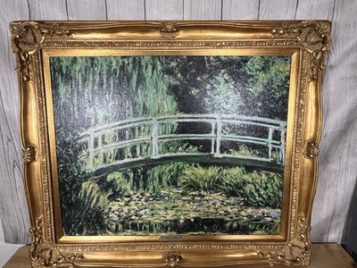 Gorgeous Framed Reproduction Of Claude Monet s  White Water Lilies  Circa 1899