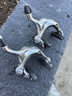 Dura ace 7800 front and rear rim brakes. Read description