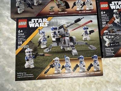 LEGO Star Wars Lot 75378 / 75373 / 75345 / 75391 - Sealed! Rex