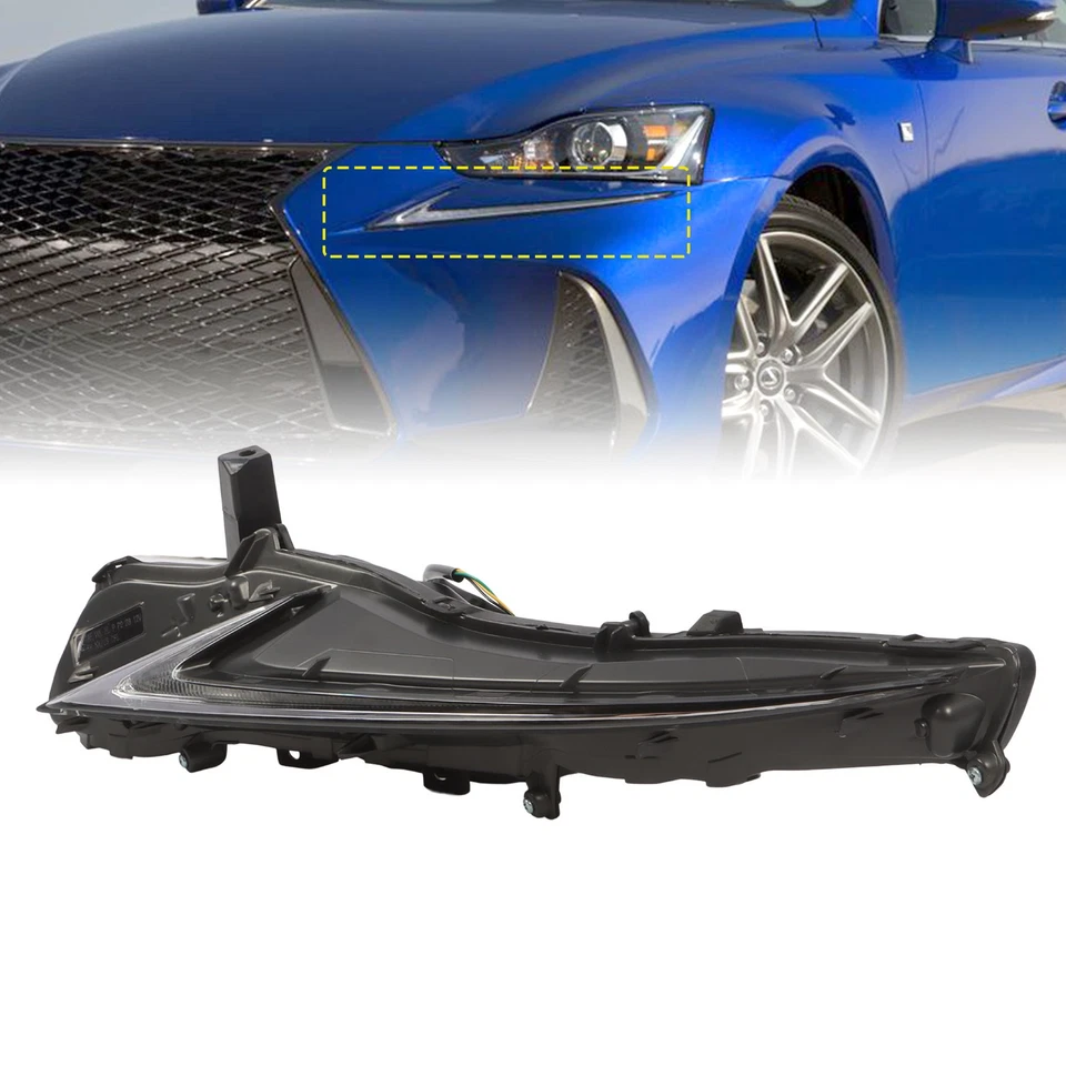 Luz de circulación diurna izquierda DRL para Lexus IS200t IS250 IS300 2017-2020 8162053060 Foto 4 de 4