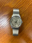 Timex Marlin 1980s Silver Tone Silver Dial Mens Vintage 1980s Mechanical...
