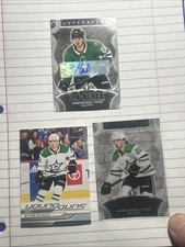 3 Card Mavrik Bourque Lot 2024-25 Artifacts RC AU UD Young Guns #215 25-26 Clear