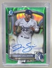 Jac Caglianone 2025 Bowman Chrome Green Lava Refractor Prospect Auto 66/99