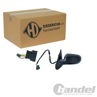 Diederichs Elektr. AußEnspiegel Schwarz Groß Links Passend FüR Seat Cordoba Ibiz