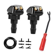 10 Pack Windshield Washer Nozzles Kit, Adjustable Front Windscreen Wiper Spray