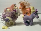 4 Vintage Hasbro 1990's My Little Pony Cabbage Patch Crimp Curl Magic Meadow