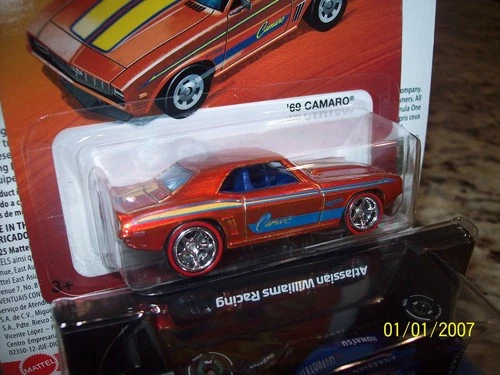 Hot Wheels 69 Camaro Target THE HOT ONES "CUSTOM" Chase Redline Real Riders SWAP
