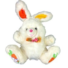 Hoppy Hopster Easter Bunny Plush 14 White Rab...