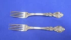 (2)    Melrose by Gorham Sterling Silver Regular Place Fork Flatware 7 1/2"