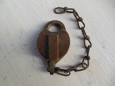 Wilson Bohannan Brooklyn Brass Lock Co. STANDARD OIL CO Heart Padlock
