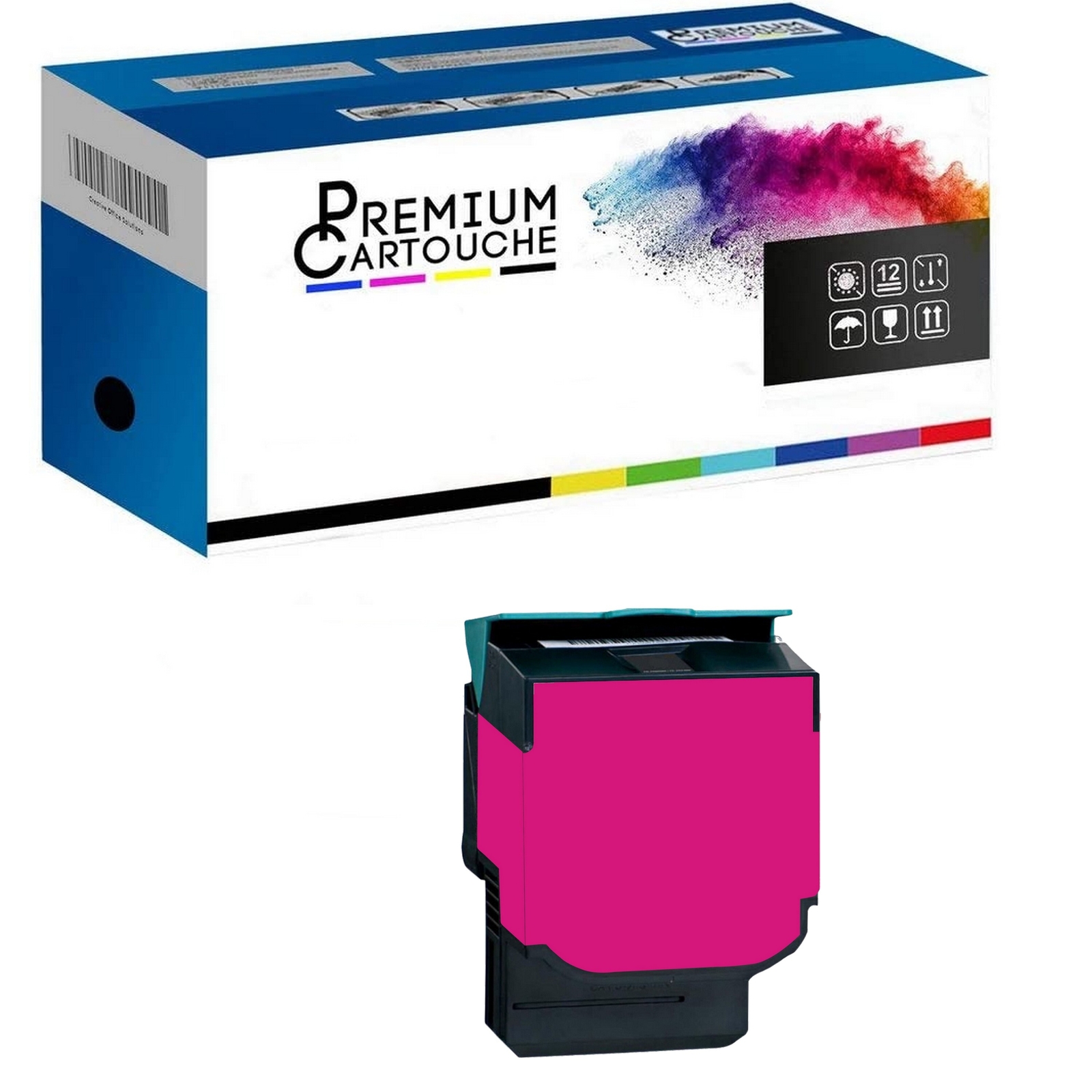 Cartouche Lexmark 78C2XM0 Magenta pour CS421dn - Remplacement sans erreur