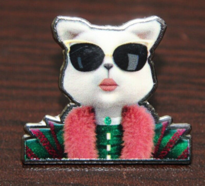 Lonely Dog's Celia Crème Sexy Cool Cat ~ Beautiful Pin Pinback it's PURRRFECT
